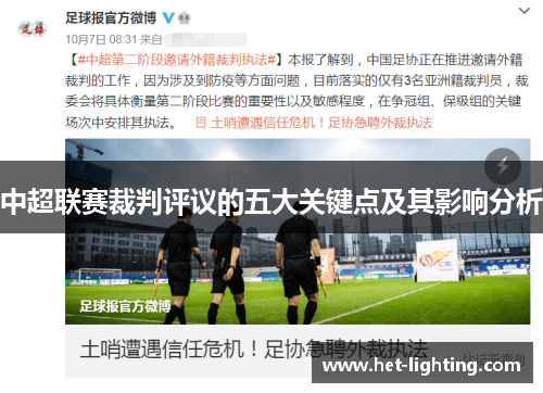 中超联赛裁判评议的五大关键点及其影响分析